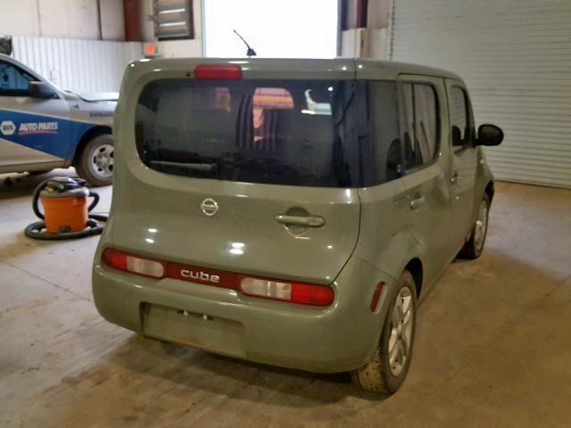 JN8AZ28R19T120740 - 2009 NISSAN CUBE BASE GREEN photo 4