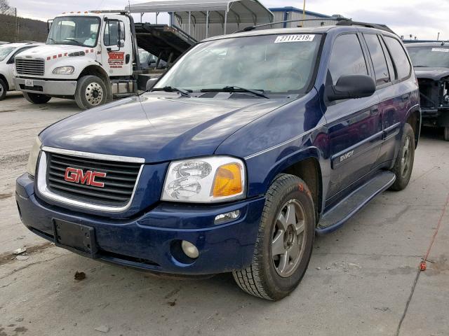 1GKDS13S042245829 - 2004 GMC ENVOY BLUE photo 2