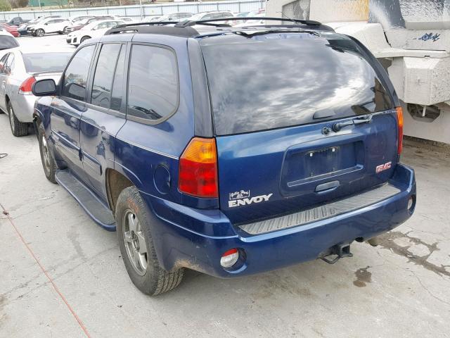 1GKDS13S042245829 - 2004 GMC ENVOY BLUE photo 3