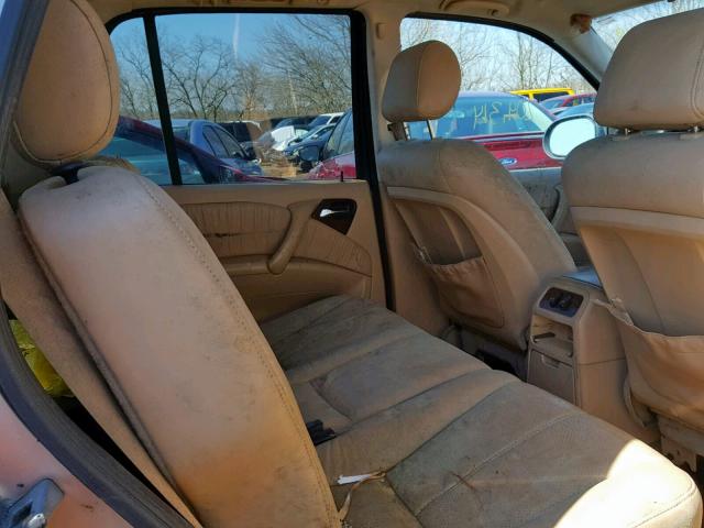 4JGAB54E21A227697 - 2001 MERCEDES-BENZ ML 320 TAN photo 6