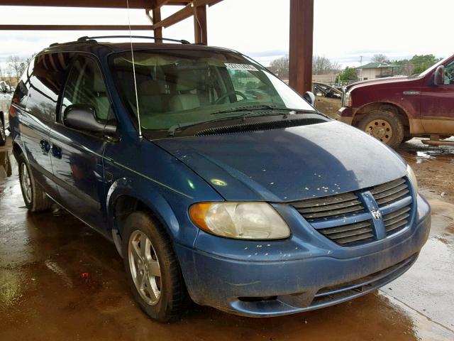 1D4GP45R35B285591 - 2005 DODGE CARAVAN SX BLUE photo 1