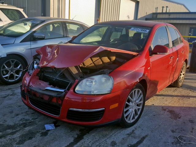 3VWRJ71K28M149996 - 2008 VOLKSWAGEN JETTA WOLF RED photo 2