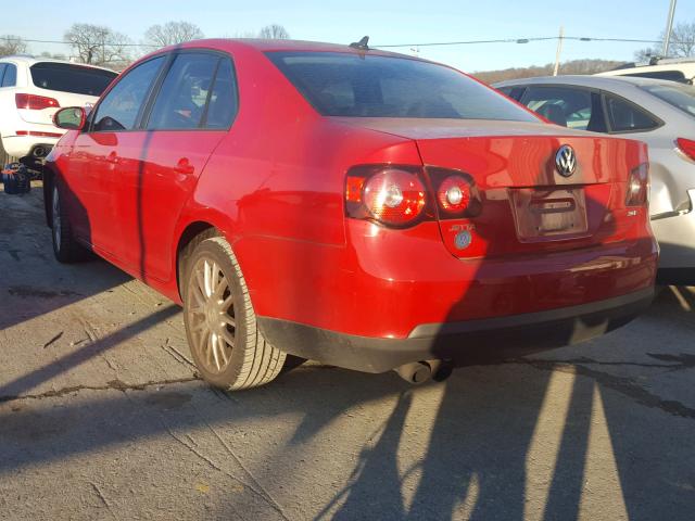 3VWRJ71K28M149996 - 2008 VOLKSWAGEN JETTA WOLF RED photo 3