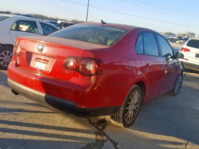 3VWRJ71K28M149996 - 2008 VOLKSWAGEN JETTA WOLF RED photo 4