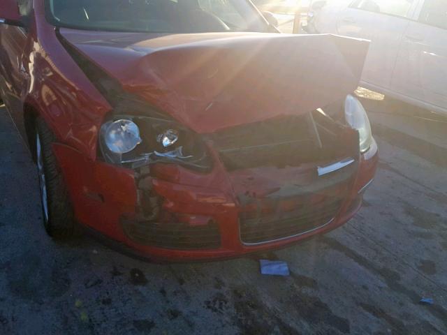 3VWRJ71K28M149996 - 2008 VOLKSWAGEN JETTA WOLF RED photo 9