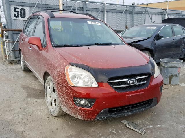 KNAFG526687134533 - 2008 KIA RONDO LX RED photo 1