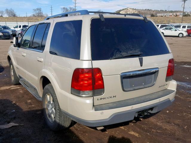 5LMEU88H15ZJ24082 - 2005 LINCOLN AVIATOR 米色 照片 3
