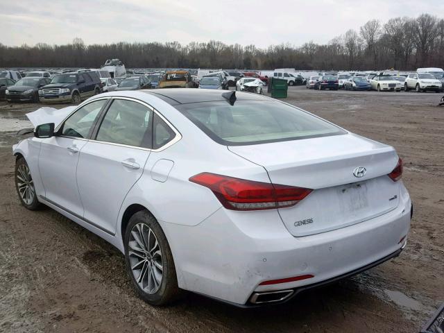 KMHGN4JE0FU030081 - 2015 HYUNDAI GENESIS 3. WHITE photo 3