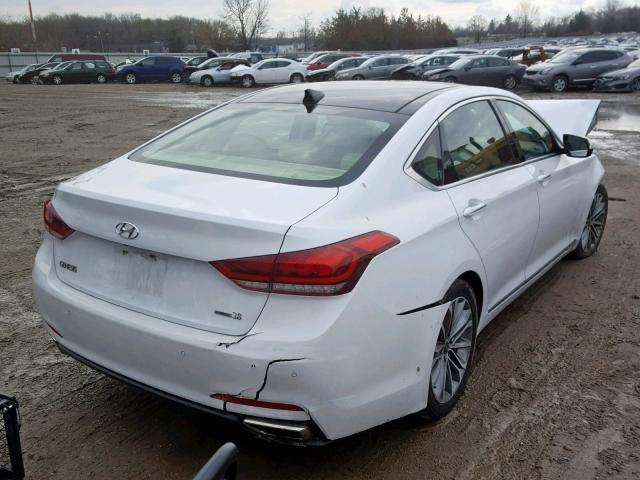 KMHGN4JE0FU030081 - 2015 HYUNDAI GENESIS 3. WHITE photo 4