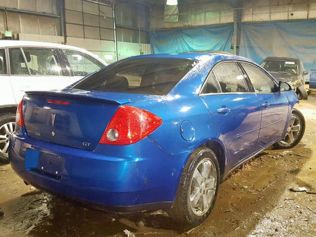 1G2ZH528454146096 - 2005 PONTIAC G6 GT BLUE photo 4