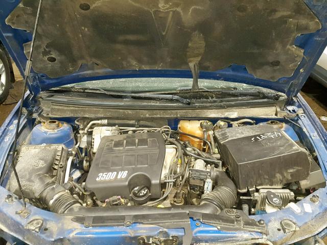 1G2ZH528454146096 - 2005 PONTIAC G6 GT BLUE photo 7