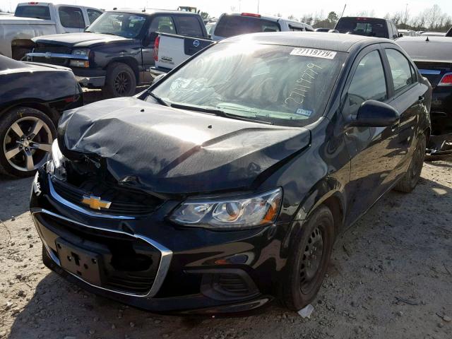 1G1JB5SH2H4125755 - 2017 CHEVROLET SONIC LS 黑色 照片 2