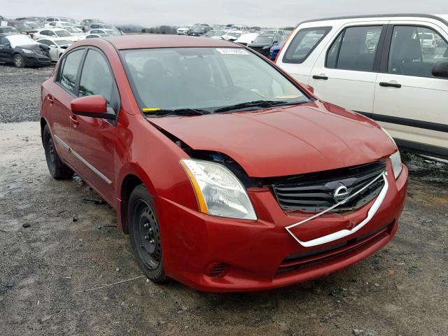 3N1AB6AP3CL657012 - 2012 NISSAN SENTRA 2.0 RED photo 1