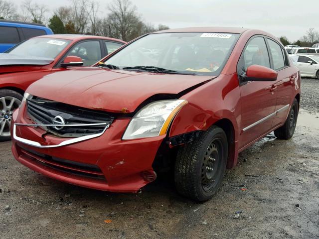 3N1AB6AP3CL657012 - 2012 NISSAN SENTRA 2.0 RED photo 2