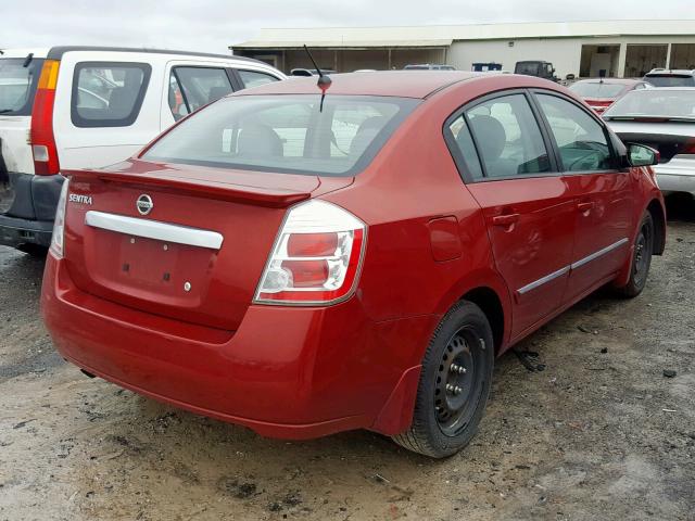 3N1AB6AP3CL657012 - 2012 NISSAN SENTRA 2.0 RED photo 4