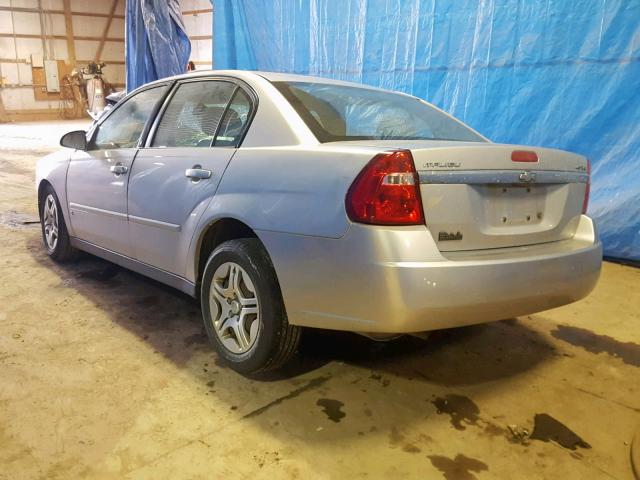 1G1ZS51846F248446 - 2006 CHEVROLET MALIBU LS Gümüş foto 3