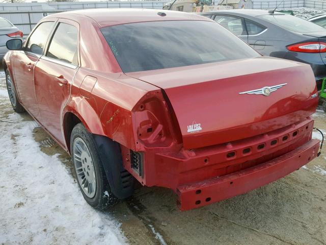 2C3KA43R07H885480 - 2007 CHRYSLER 300 RED photo 3