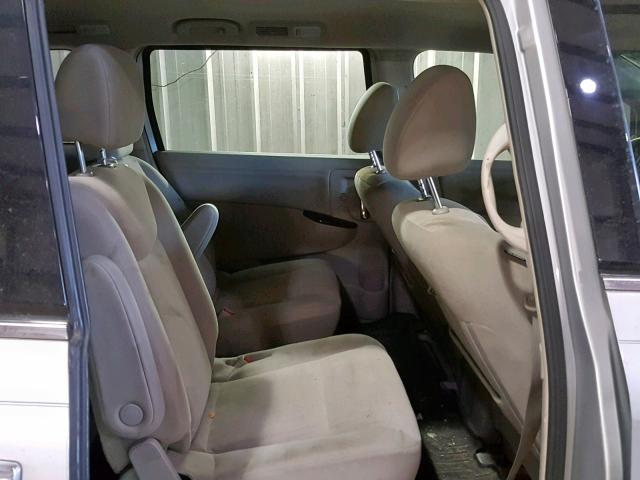 JN8AE2KP1D9068390 - 2013 NISSAN QUEST S SILVER photo 6