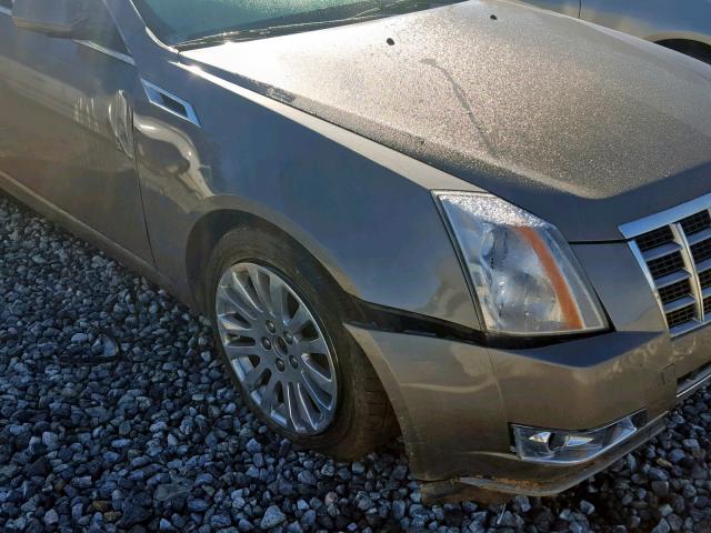 1G6DJ1E30C0147336 - 2012 CADILLAC CTS PERFOR TAN photo 9