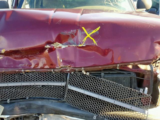 1B7KF23621J572430 - 2001 DODGE RAM 2500 BURGUNDY photo 7