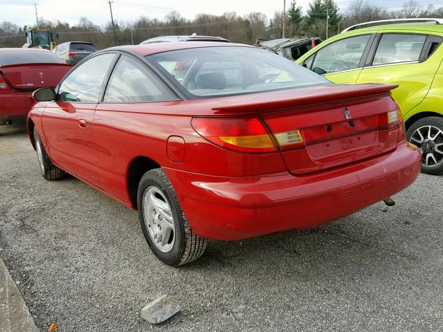 1G8ZH1277WZ271121 - 1998 SATURN SC2 RED photo 3