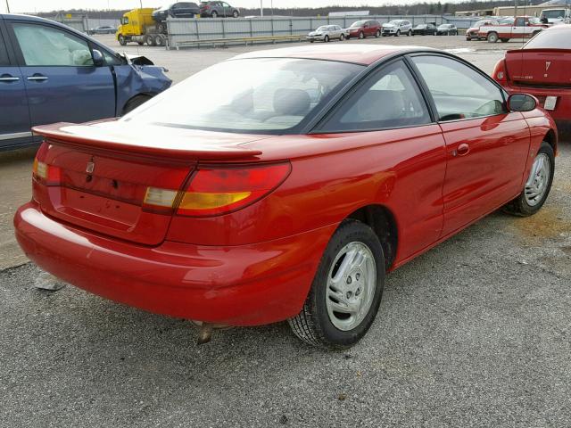 1G8ZH1277WZ271121 - 1998 SATURN SC2 RED photo 4