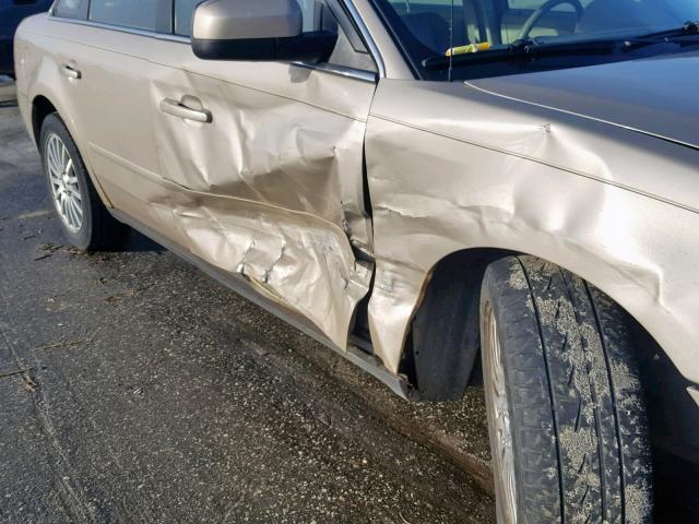 1MEFM42196G606407 - 2006 MERCURY MONTEGO PR 棕色 照片 9