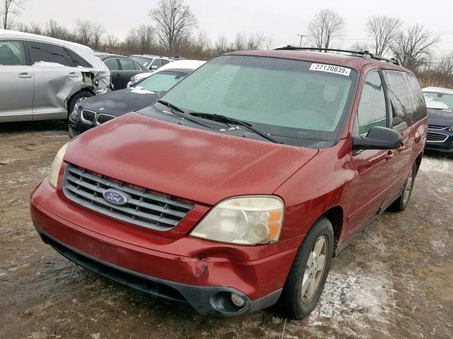 2FMZA57664BA85146 - 2004 FORD FREESTAR S MAROON photo 2