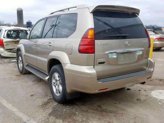 JTJBT20X450083056 - 2005 LEXUS GX 470 GOLD photo 3