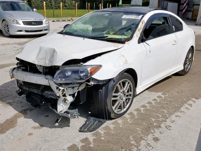 JTKDE177770147043 - 2007 TOYOTA SCION TC თეთრი ფოტო 2