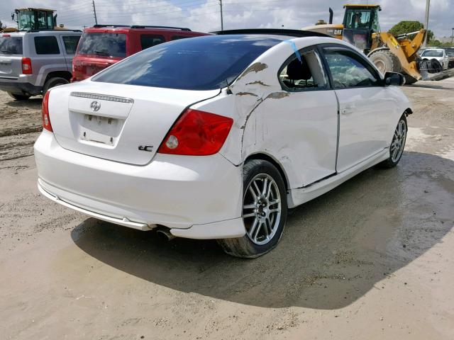 JTKDE177770147043 - 2007 TOYOTA SCION TC თეთრი ფოტო 4