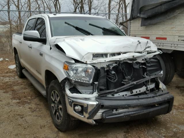 5TFHW5F18EX398913 - 2014 TOYOTA TUNDRA CRE WHITE photo 1