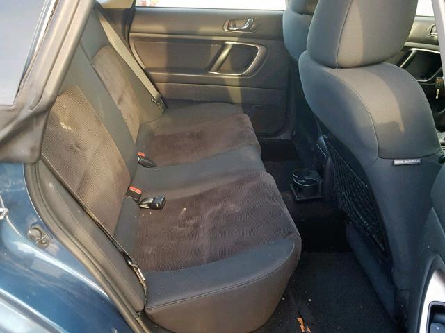 4S4BP60C986351818 - 2008 SUBARU OUTBACK BLUE photo 6