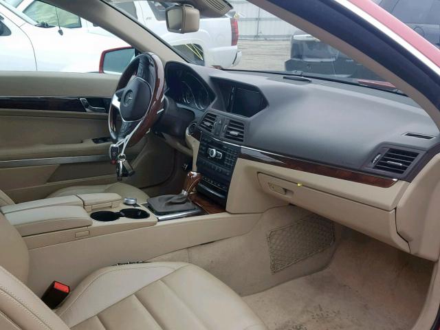 WDDKK5KF8CF161785 - 2012 MERCEDES-BENZ E 350 RED photo 5