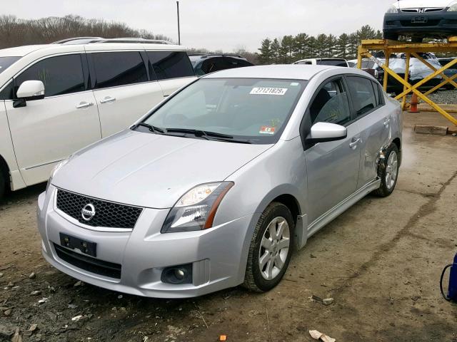 3N1AB6AP7BL655570 - 2011 NISSAN SENTRA 2.0 SILVER photo 2