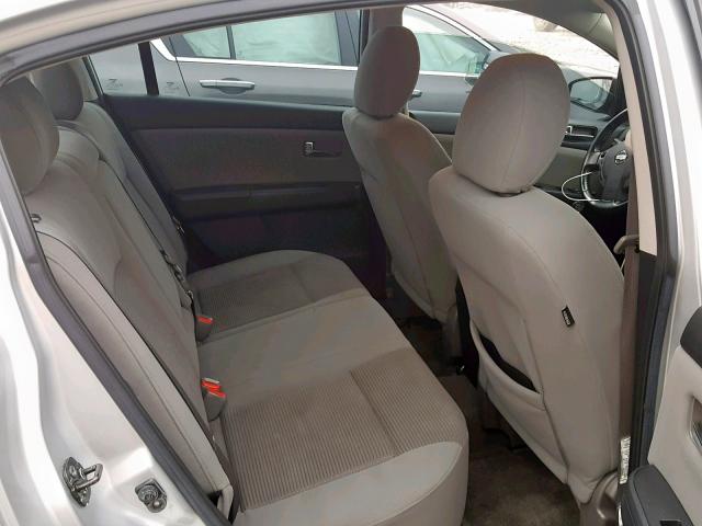 3N1AB6AP7BL655570 - 2011 NISSAN SENTRA 2.0 SILVER photo 6