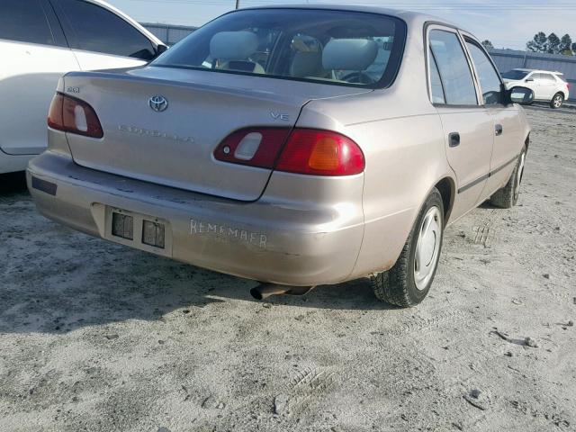 1NXBR12E5YZ323635 - 2000 TOYOTA COROLLA VE BEIGE photo 4