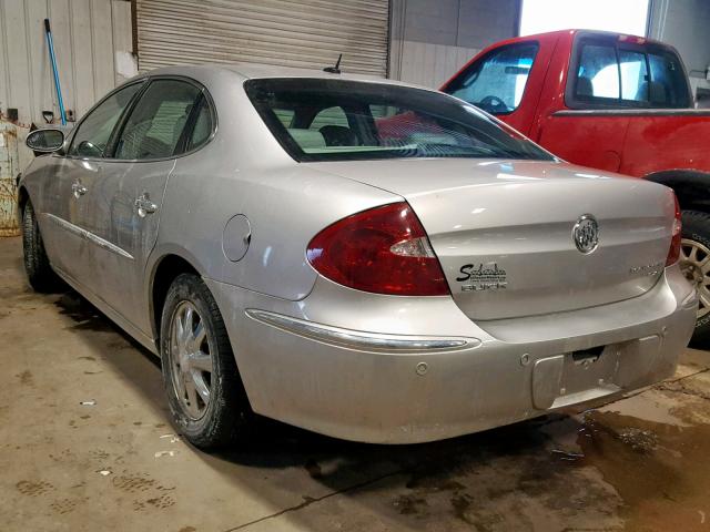 2G4WD582061208745 - 2006 BUICK LACROSSE C SILVER photo 3