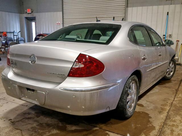 2G4WD582061208745 - 2006 BUICK LACROSSE C SILVER photo 4