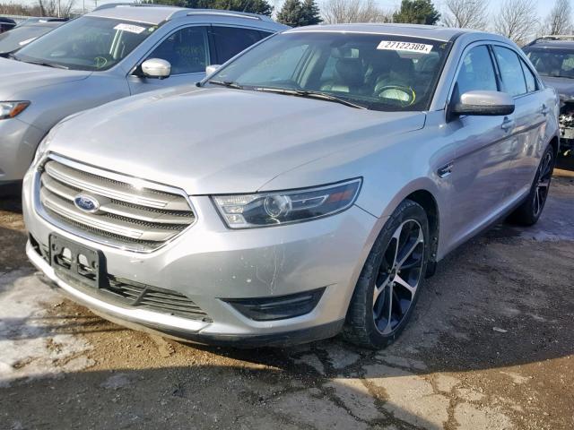 1FAHP2E86FG148104 - 2015 FORD TAURUS SEL SILVER photo 2