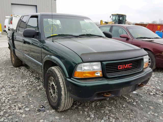 1GTDT13W81K250851 - 2001 GMC SONOMA GREEN photo 1