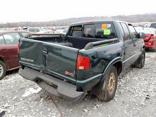 1GTDT13W81K250851 - 2001 GMC SONOMA GREEN photo 4