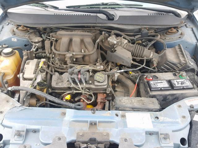 1FAFP56U75A307203 - 2005 FORD TAURUS SEL BLUE photo 7