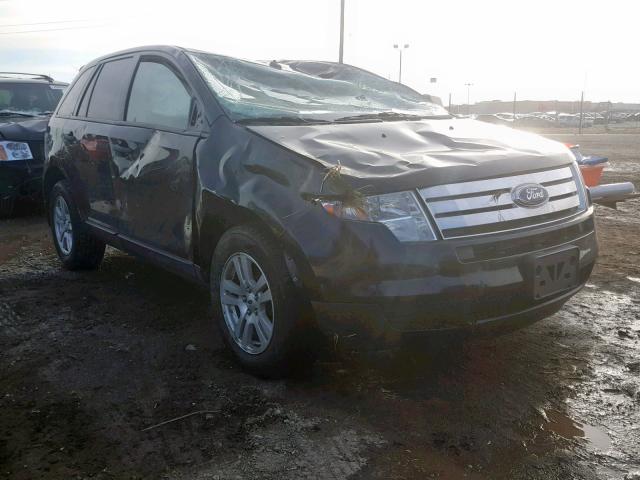 2FMDK36C58BA72705 - 2008 FORD EDGE SE BLACK photo 1