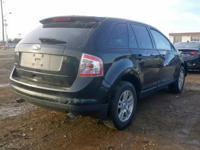 2FMDK36C58BA72705 - 2008 FORD EDGE SE BLACK photo 4