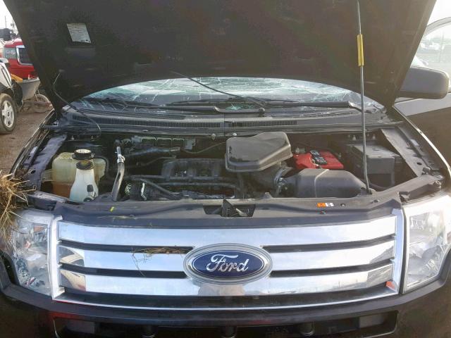 2FMDK36C58BA72705 - 2008 FORD EDGE SE BLACK photo 7