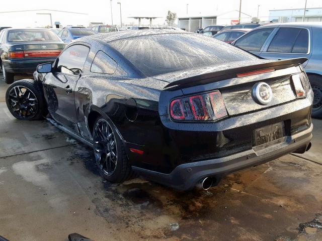 1ZVBP8CF9C5268052 - 2012 FORD MUSTANG GT BLACK photo 3