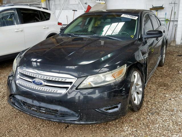 1FAHP2EW0BG115964 - 2011 FORD TAURUS SEL BLACK photo 2