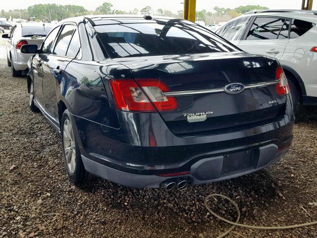 1FAHP2EW0BG115964 - 2011 FORD TAURUS SEL BLACK photo 3