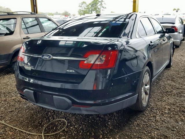 1FAHP2EW0BG115964 - 2011 FORD TAURUS SEL BLACK photo 4